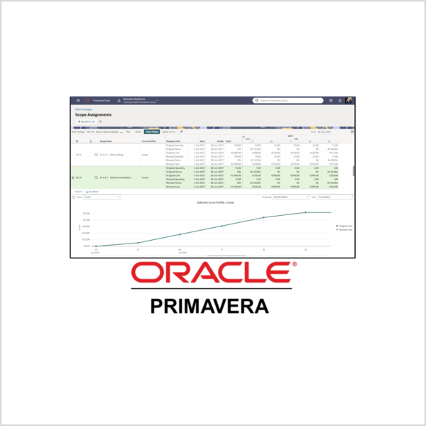 Scope & Cost Management met Oracle Primavera Cloud